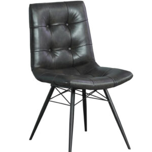 Aiken Tufted Dining Chairs Charcoal (Set of 4)