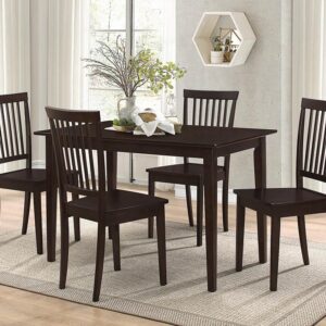 Gomez 5-piece Dining Set Cappuccino