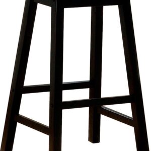Durant Wooden Bar Stools Black (Set of 2)