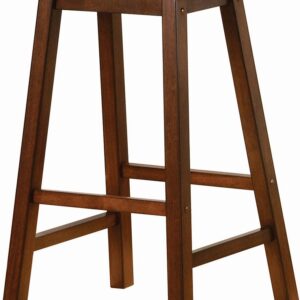 Durant Wooden Bar Stools Chestnut (Set of 2)