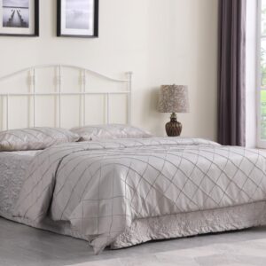 Loane Queen / Full Metal Arched Headboard White