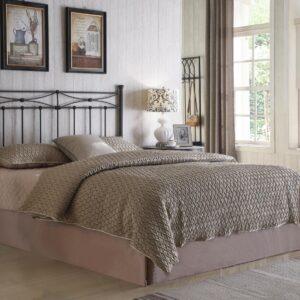 Lane Queen / Full Metal Headboard Rustic Bronze