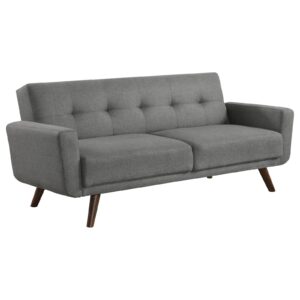 Hilda Tufted Upholstered Sofa Bed Grey