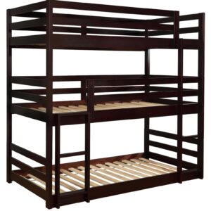 Sandler Twin Triple Bunk Bed Cappuccino