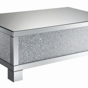 Gillian Rectangular Coffee Table Clear Mirror