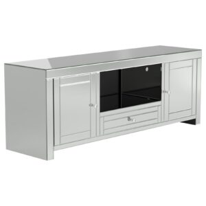 2-door TV Console Silver