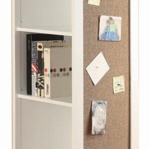 Robinsons Swivel Accent Cabinet with Cork Board White