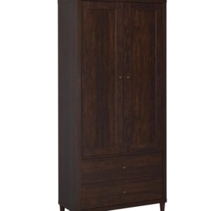 Wadeline 2-door Tall Accent Cabinet Rustic Tobacco