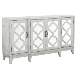 Mckellen 4-door Accent Cabinet Antique White