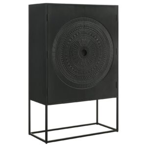 Jenna 2-door Bar Cabinet Black