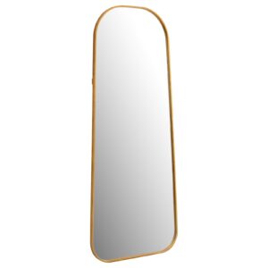 Simeon Metal Frame Full Length 59" Floor Mirror Antique Gold