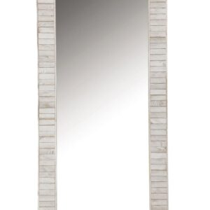 Pino Rectangular Wall Mirror White