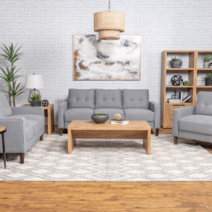 Newob Tufted Sofa, Loveseat & Chair