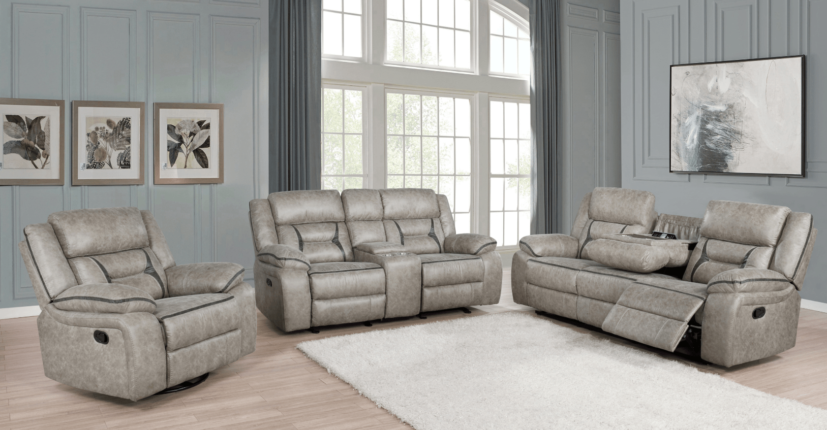 Reerg Recliner Sofa, Loveseat & Chair - Image 2