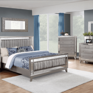 Nothgiel Bedroom Set Metallic Mercury