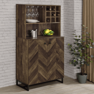 Azodnem 2-door Home Bar Cabinet Wine