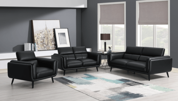 Ainahs Upholstered Low Back Sofa Set